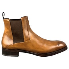 Paul Stuart Taglia 11 Stivali in pelle anticata Tan