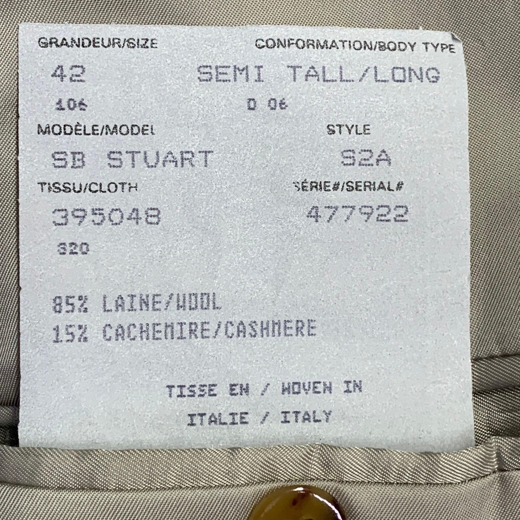 Paul Stuart Taglia 42 Greene & Greene Greene & Greene, cappotto sportivo a un petto in vendita 2