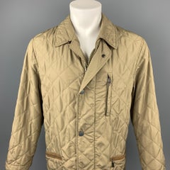 PAUL STUART Size S Taupe Quilted Gore-Tex Nylon Parka Jacket
