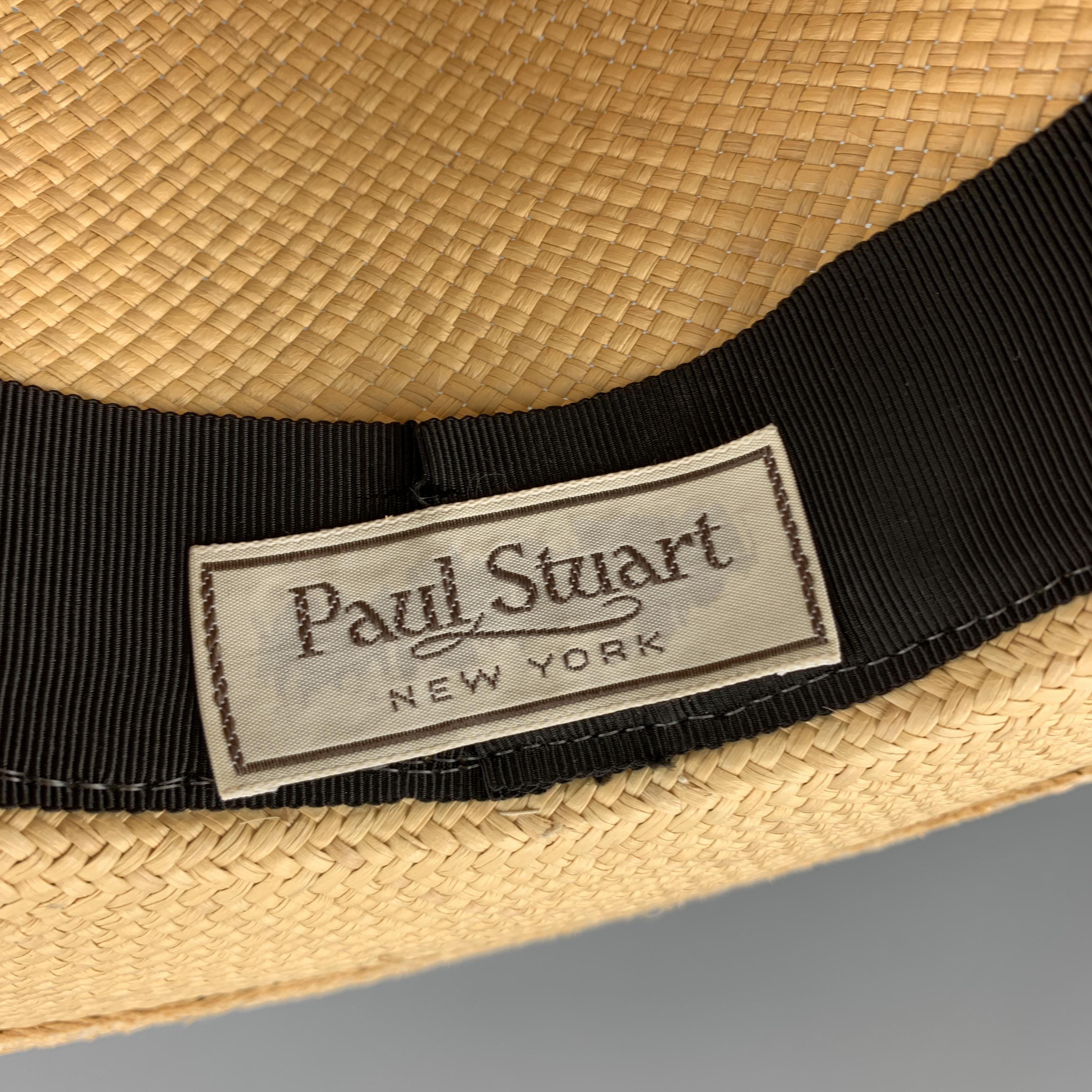 Men's PAUL STUART Woven Natural Straw Panama Hat