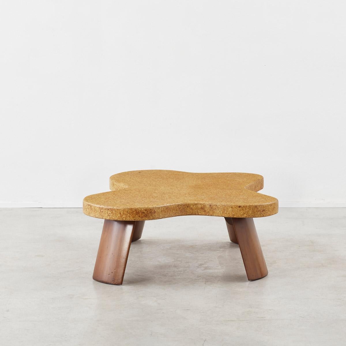 American Paul T. Frankl Amoeba cloud coffee table Johnson Furniture Company - USA, 1940s For Sale