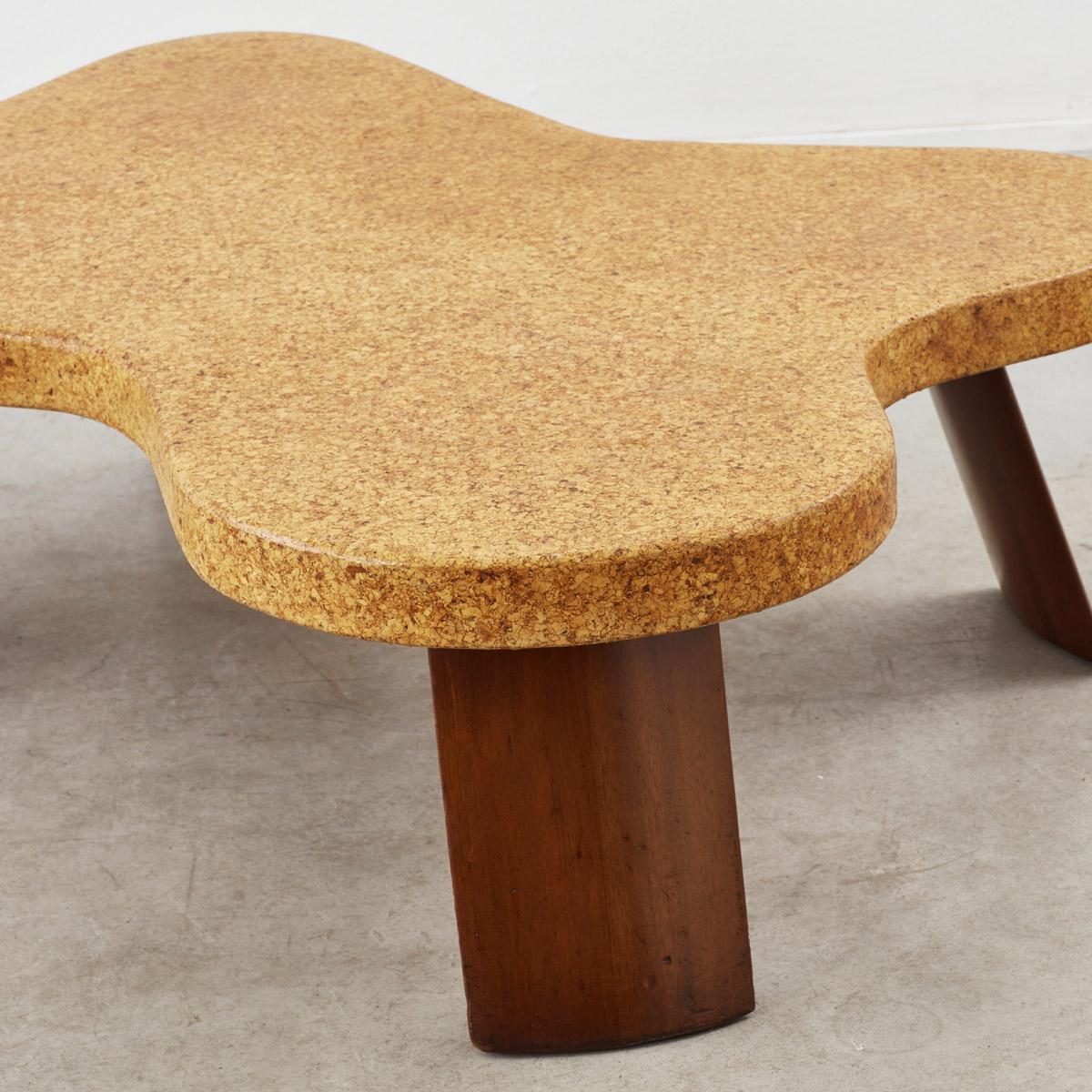 Mid-20th Century Paul T. Frankl Amoeba cloud coffee table Johnson Furniture Company - USA, 1940s For Sale