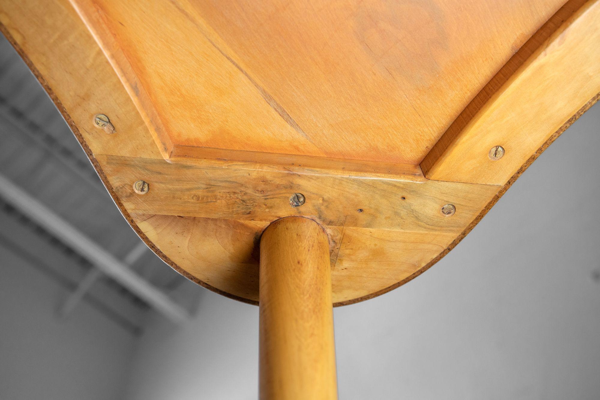 Paul T. Frankl Cloud Dining Table, Cork and Mahogany for Johnson Furniture 1948 7