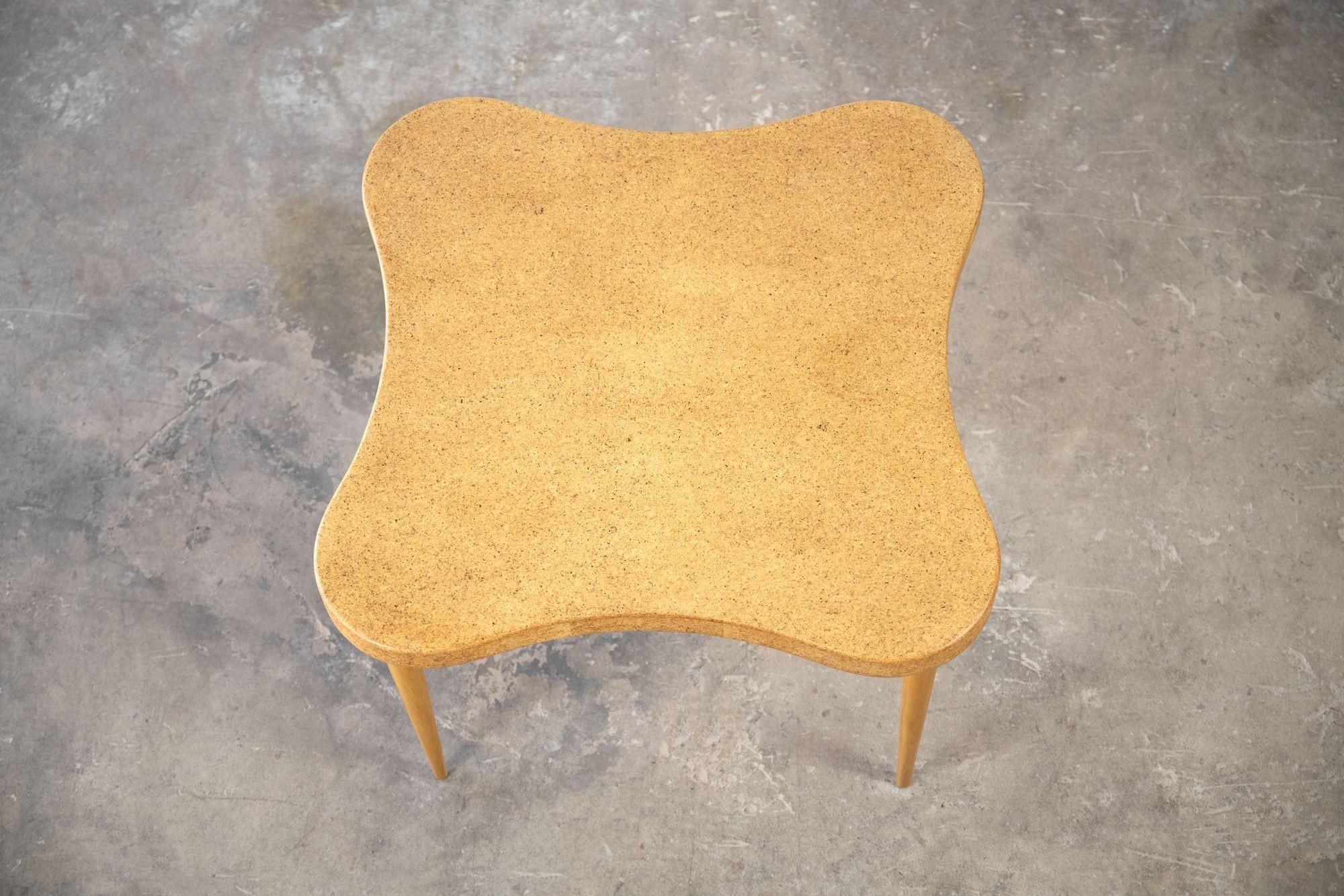 Paul T. Frankl Cloud Dining Table, Cork and Mahogany for Johnson Furniture 1948 1