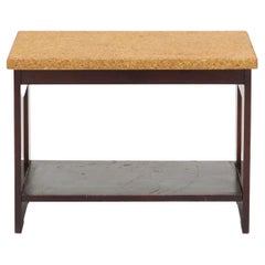 Paul T. Frankl Cork and Mahogany Occasional Table, Model 5026, 1948, USA