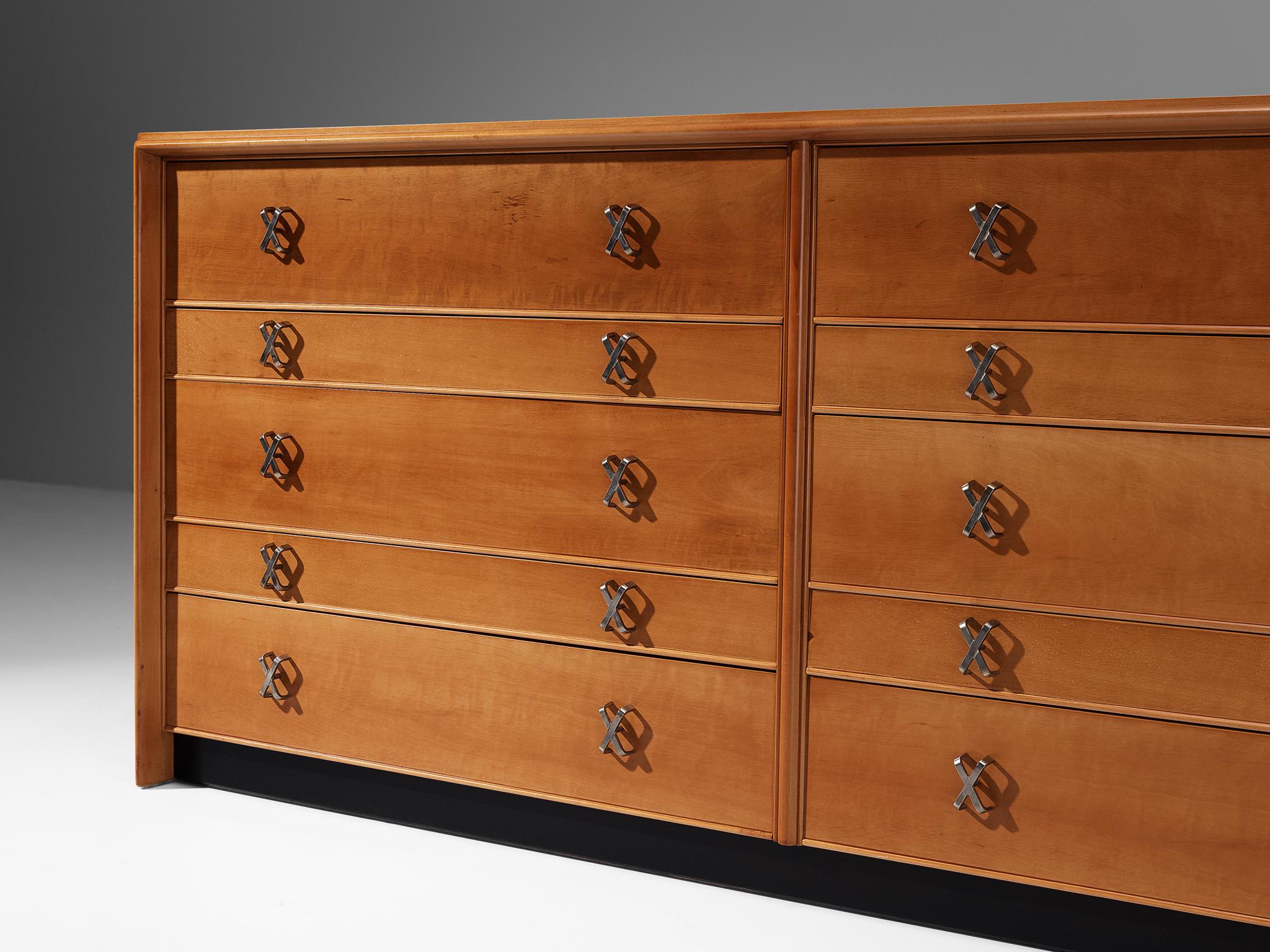 Mid-20th Century  Paul T. Frankl 'Emissary' Chest of Drawers in Cherry 
