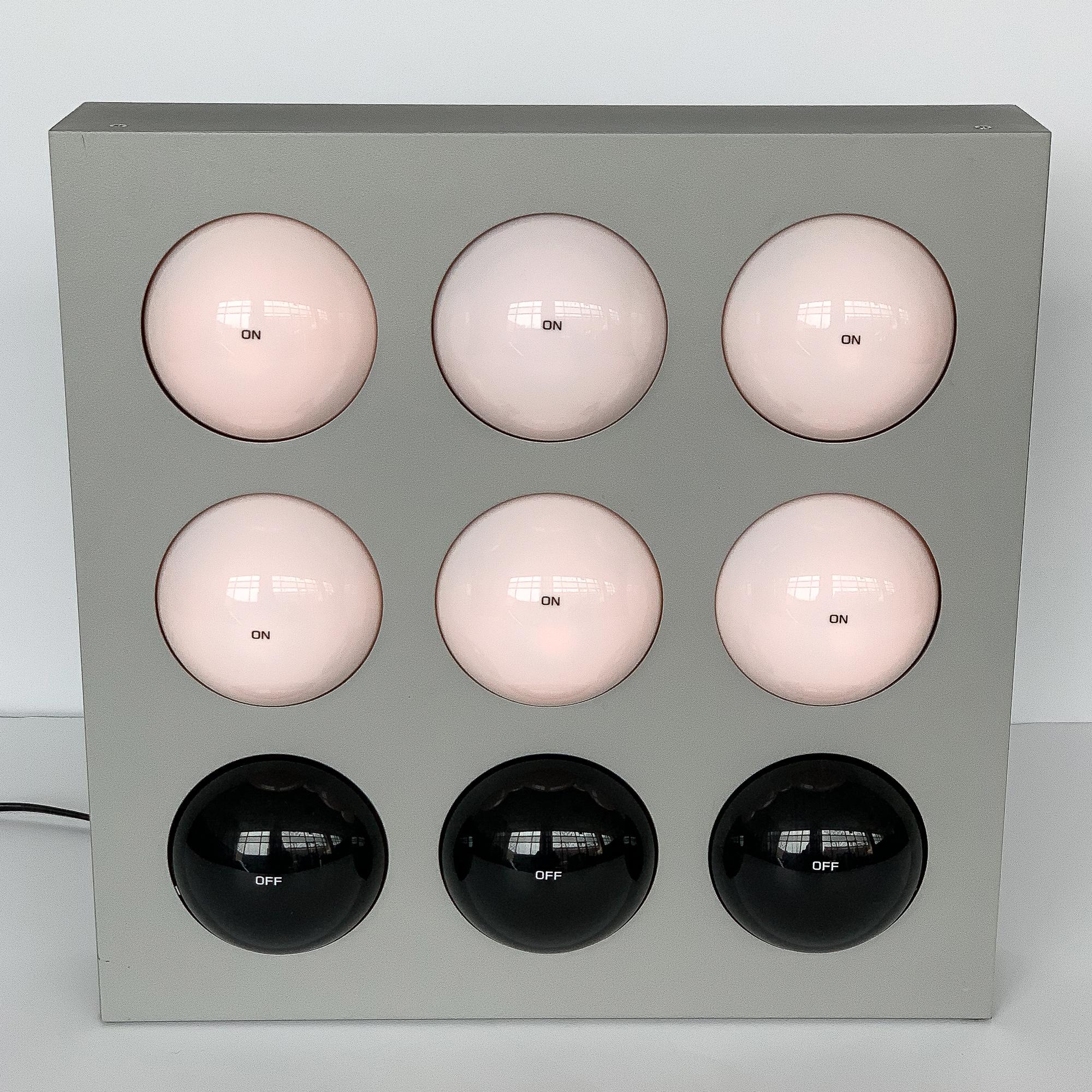 Paul Talman on or off  Interactive Table Lamp or Wall Sconce 5