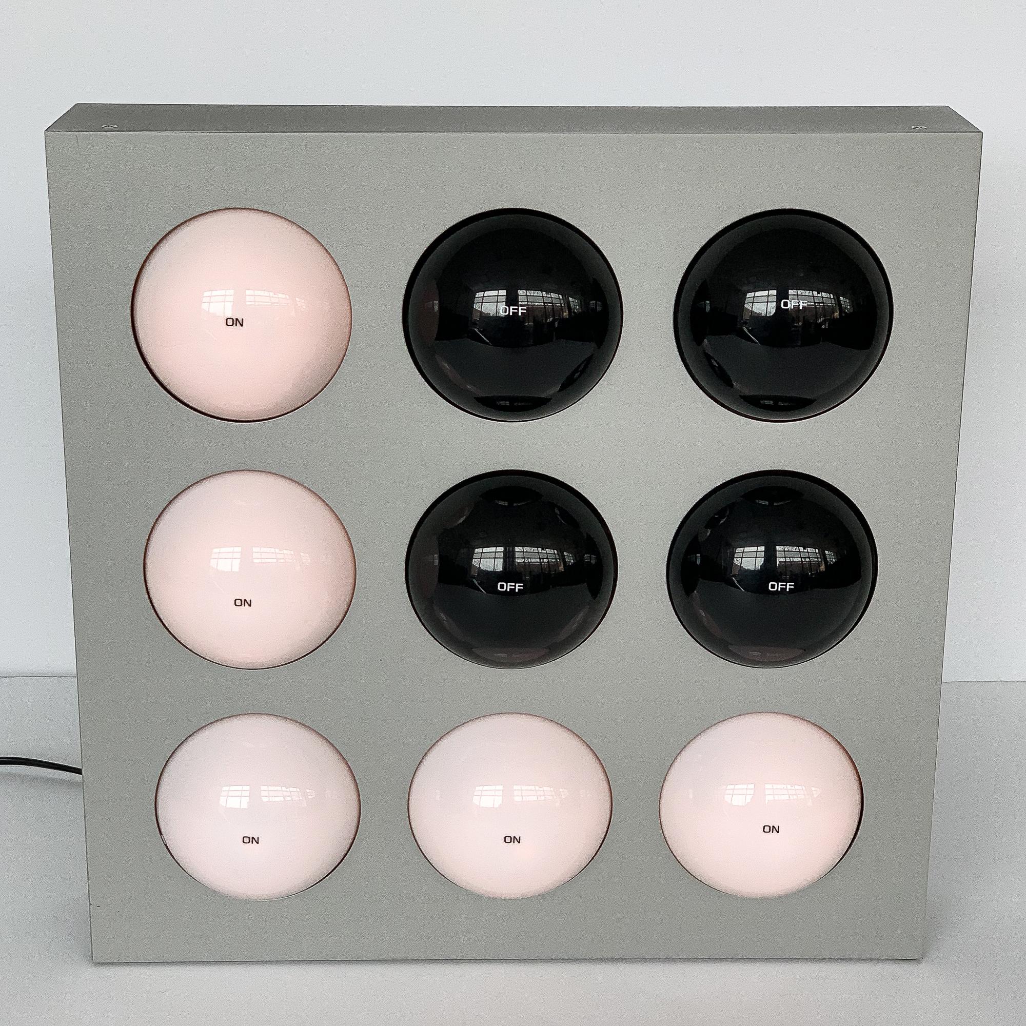 Paul Talman on or off  Interactive Table Lamp or Wall Sconce 6
