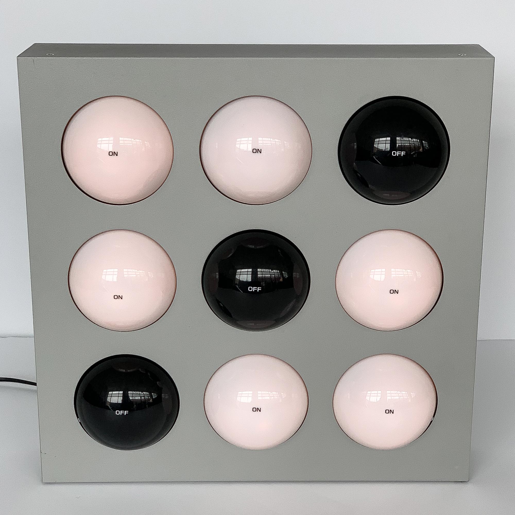 Paul Talman on or off  Interactive Table Lamp or Wall Sconce 7