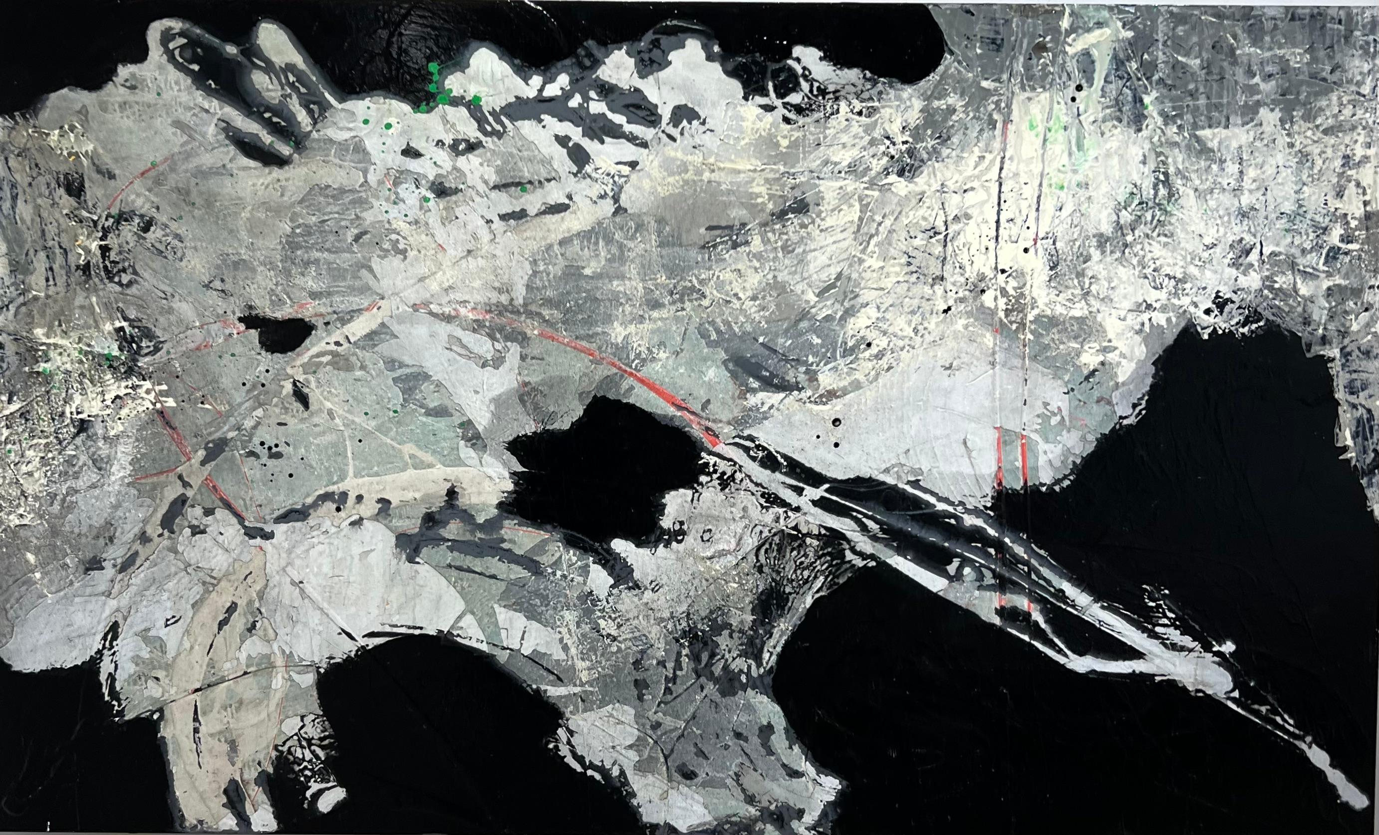 Paul Tamanian Abstract Painting - Effortless Flow