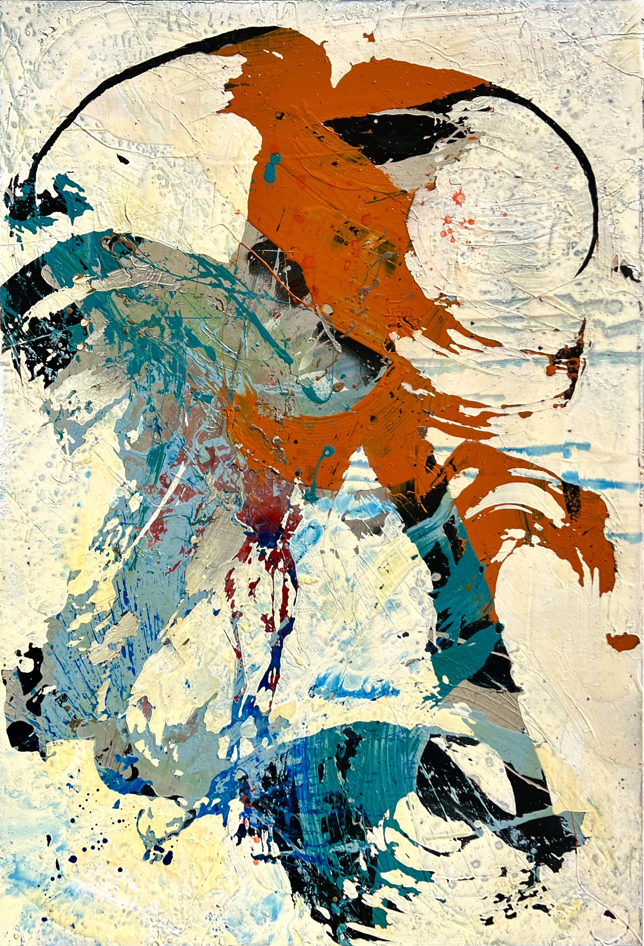 Paul Tamanian Abstract Painting - Le Jongleur [The Juggler]