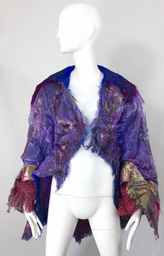 Veste personnalisée OOAK violette et rose avec strass Paul Tazewell, lauréat du Tony Award