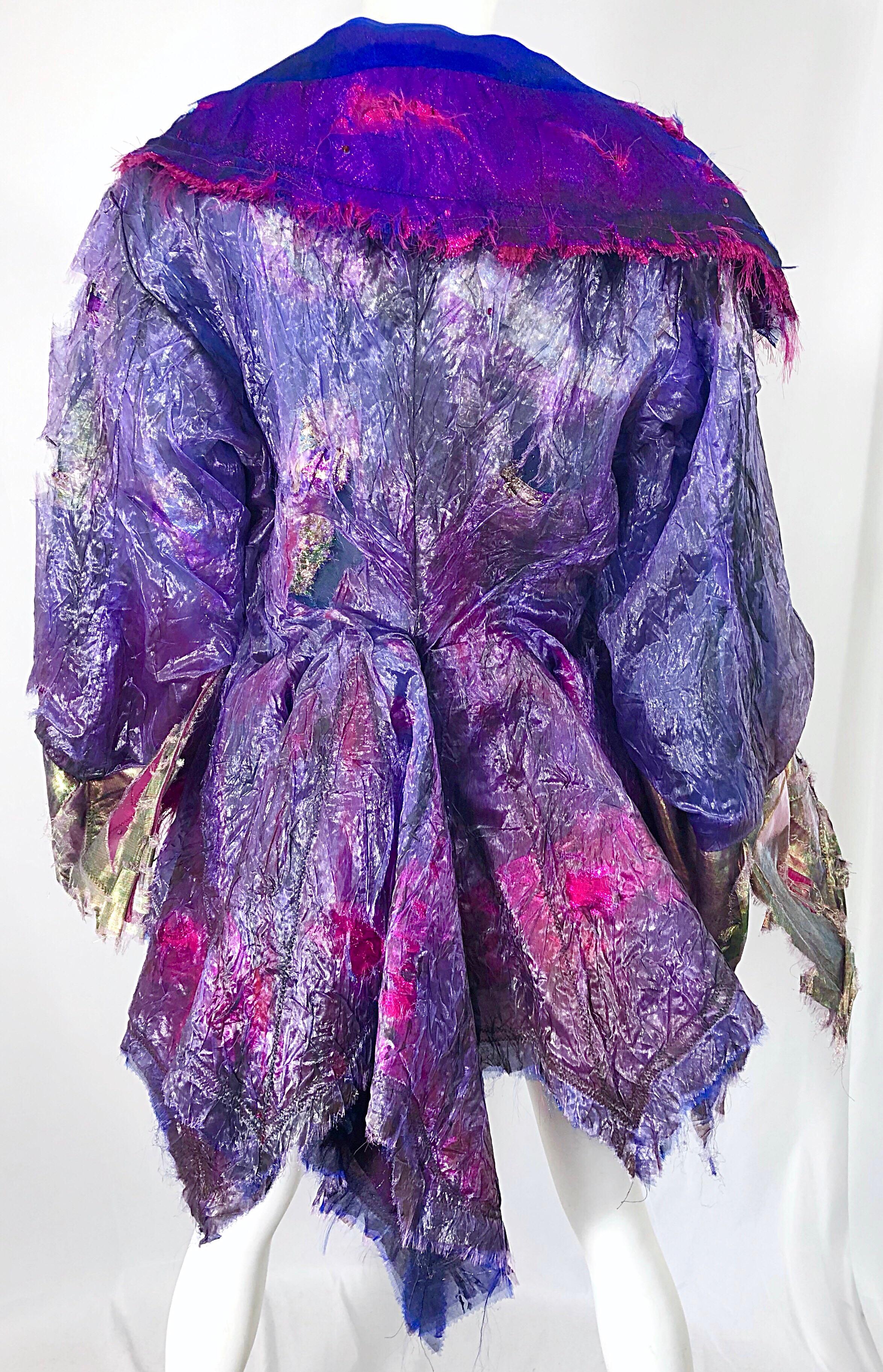 Paul Tazewell Tony Award Winner OOAK Purple Pink Rhinestone Custom Jacket For Sale 2