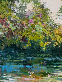 Greene & Greene  - pittura ad olio originale di paesaggio realistico - opera d'arte contemporanea