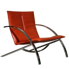 Paul Tuttle Arco Lounge Chair Designed for Strassle of Switzerland, 1970s