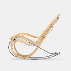 Mecedora modelo "Nonna" de Paul Tuttle para Stassle Suiza, hacia 1972