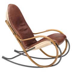 Fauteuil à bascule "Nonna" de Paul Tuttle pour Stassle Switzerland, vers 1972