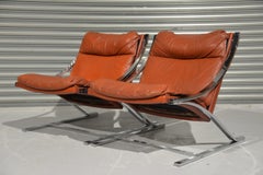 Paul Tuttle "Zeta" Lounge Chairs for Strassle of Switzerland, 1968