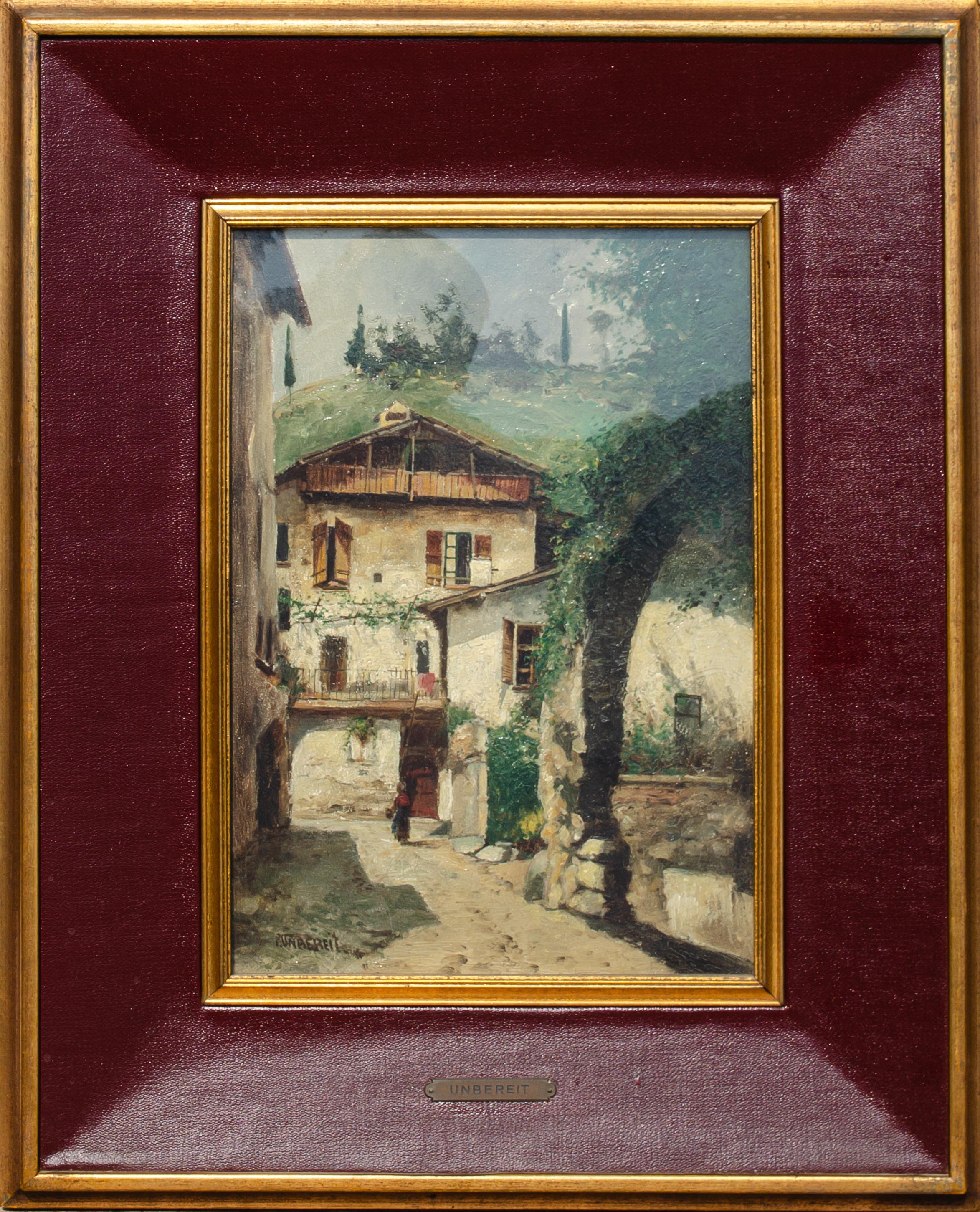 Paul Unbereit (1884-1937)
Untitled, Early 20th Century
Oil on board
Framed: 22 x 17 1/4 x 1 3/8 in.
Signed lower left: P. Unbereit

Paul Unbereit ( 27 January 1884 in Berlin – 18 November 1937 in Vienna ) was a German academic painter and restorer.