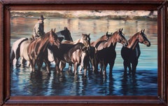Cowboy and Horses