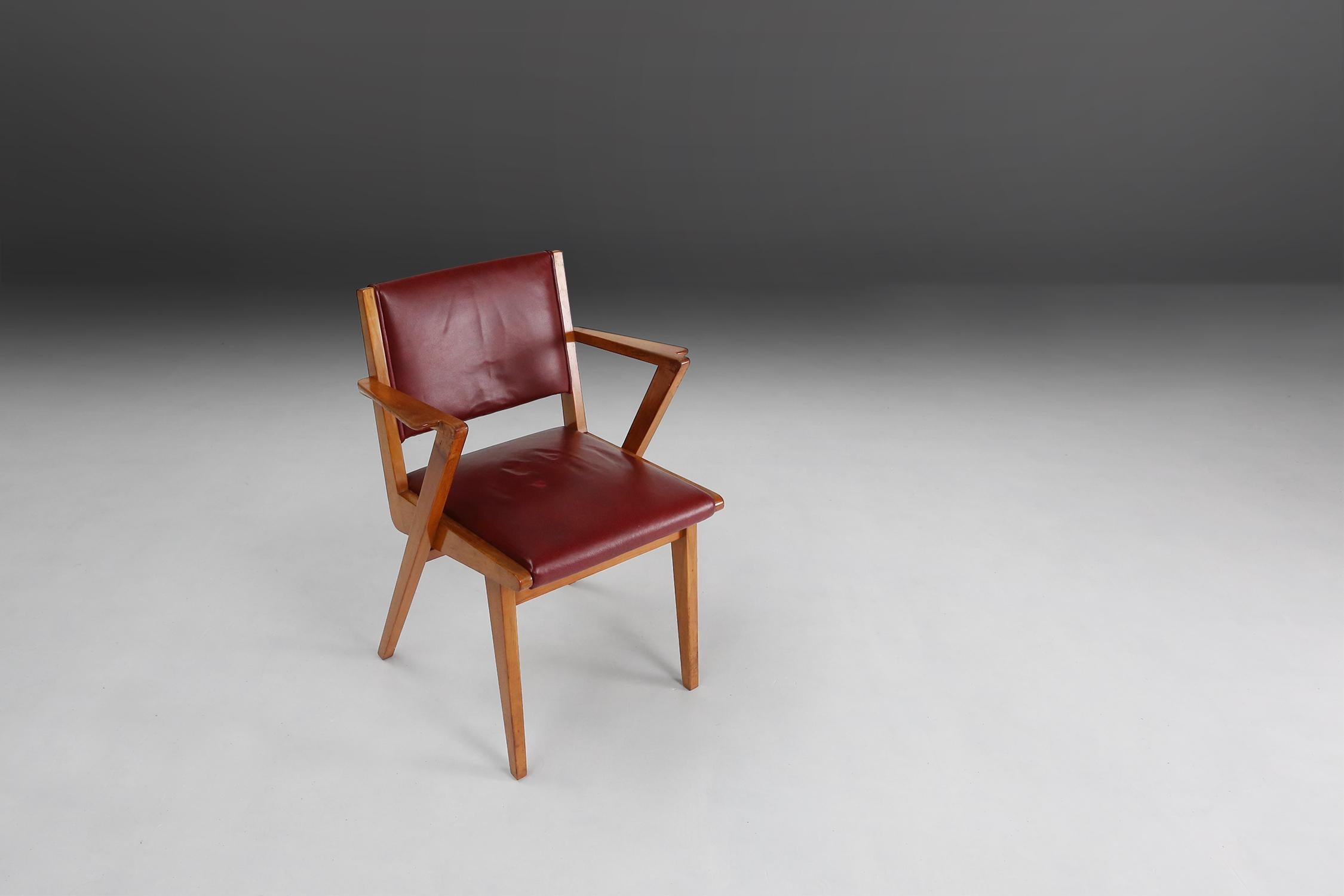 Belgian Paul Vandenbulcke Chair by De Coene For Sale