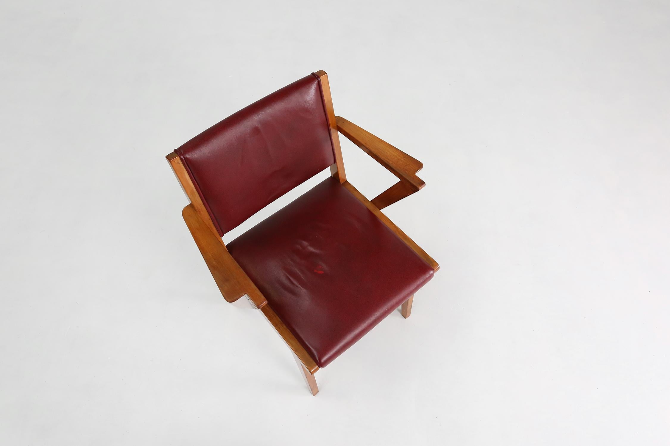 Paul Vandenbulcke Chair by De Coene In Good Condition For Sale In Meulebeke, BE
