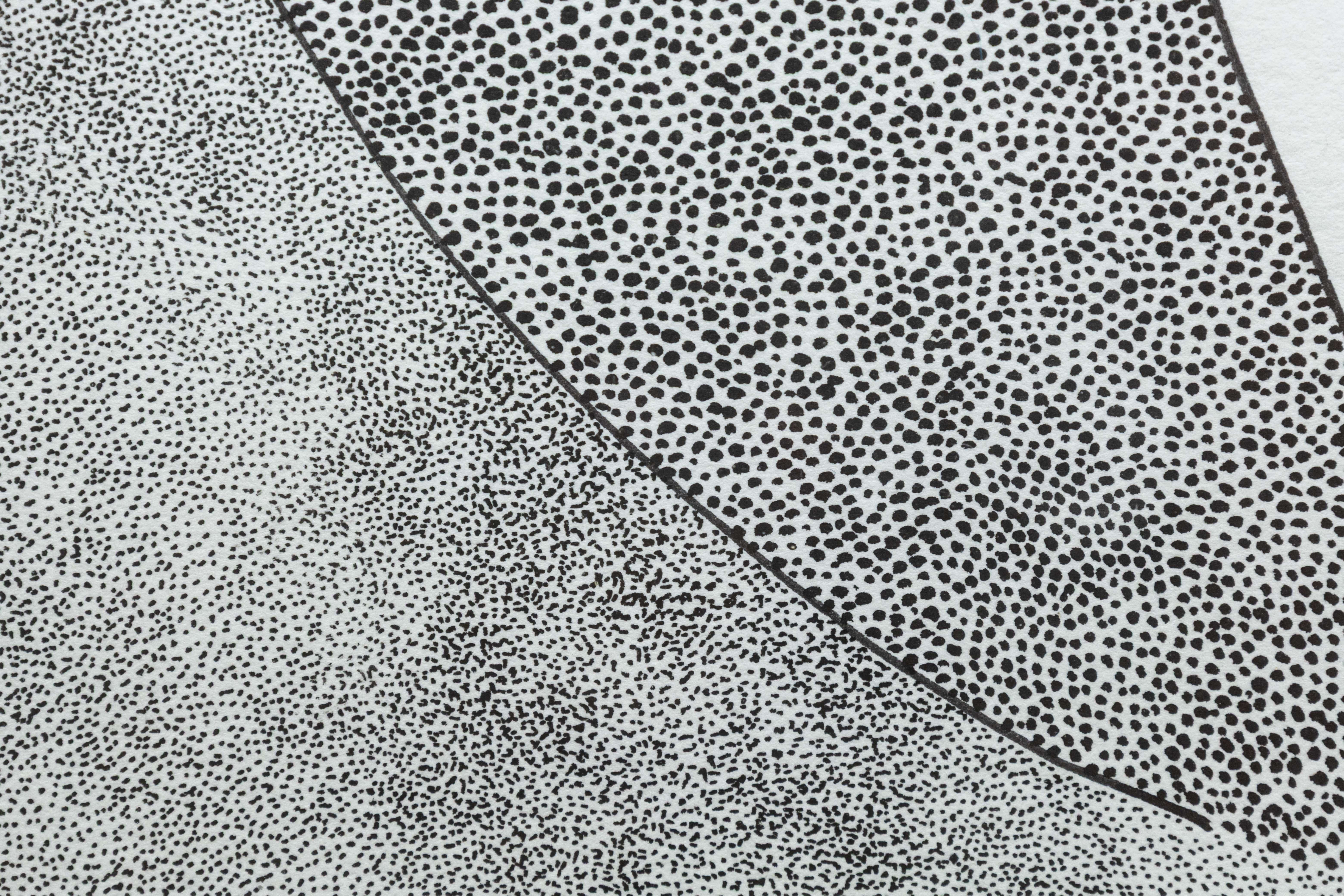 Paul VerBurg Signed Contemporary Memphis Pen & Ink Drawing on Paper Framed In Good Condition For Sale In Keego Harbor, MI