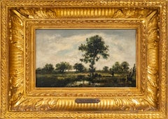 "River Leap Landscape" original oil painting by Paul Vernon