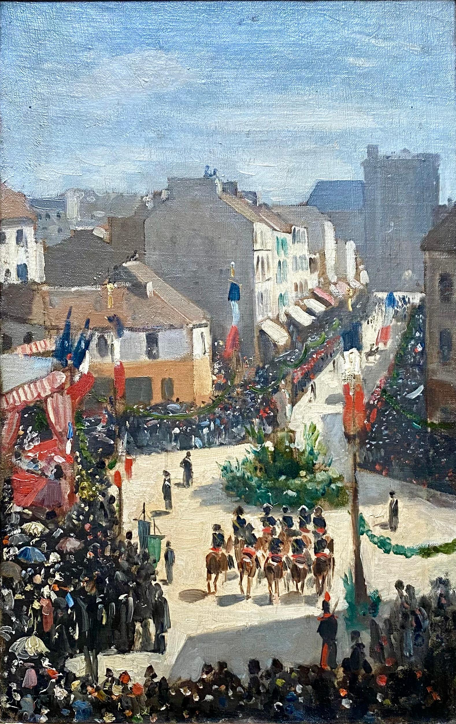Festung des 14. Juli, Normandie  (Impressionismus), Painting, von Paul-Victor Mathey 