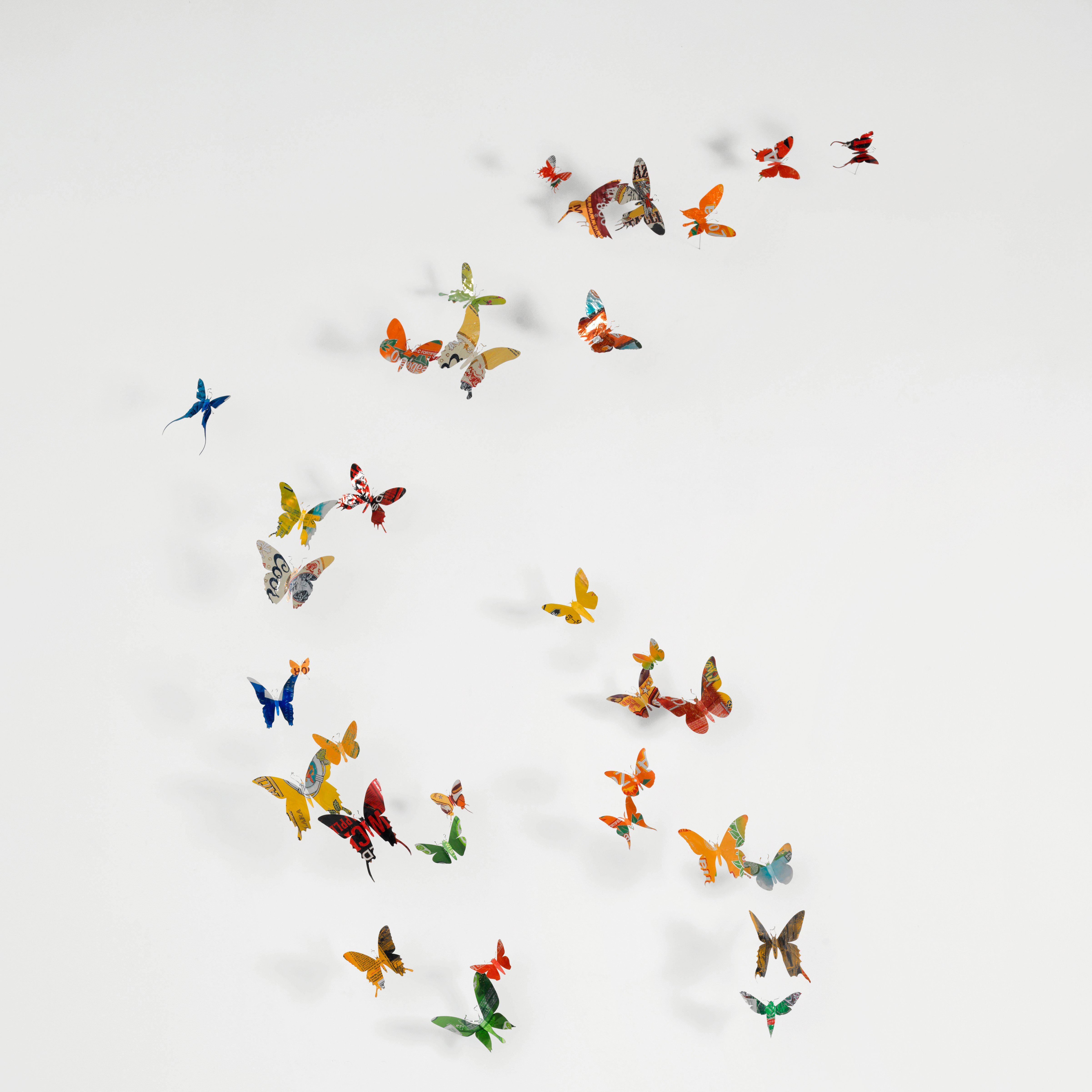 Feather (right) - Contemporary Mixed Media Art by Paul Villinski