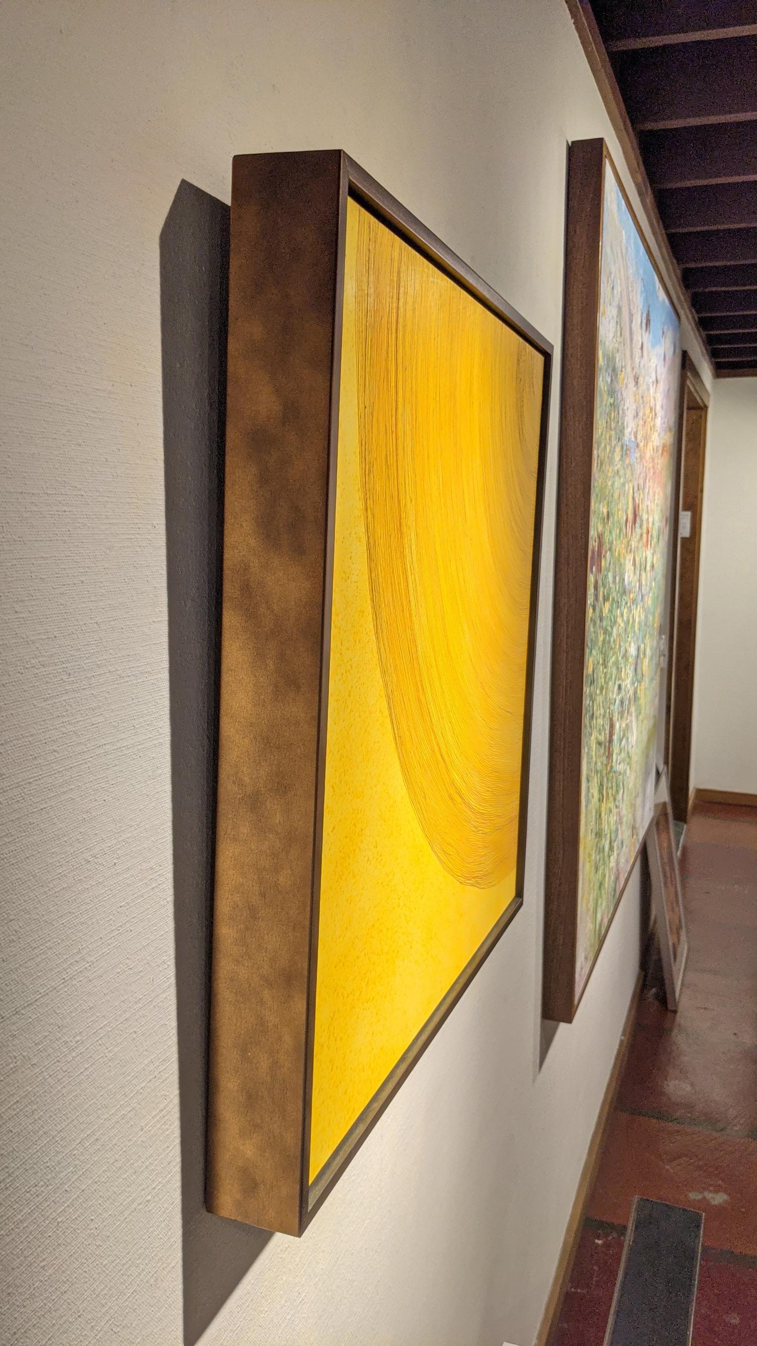 Tempesta di sole - Painting Astratto di Paul Vincent Bernard
