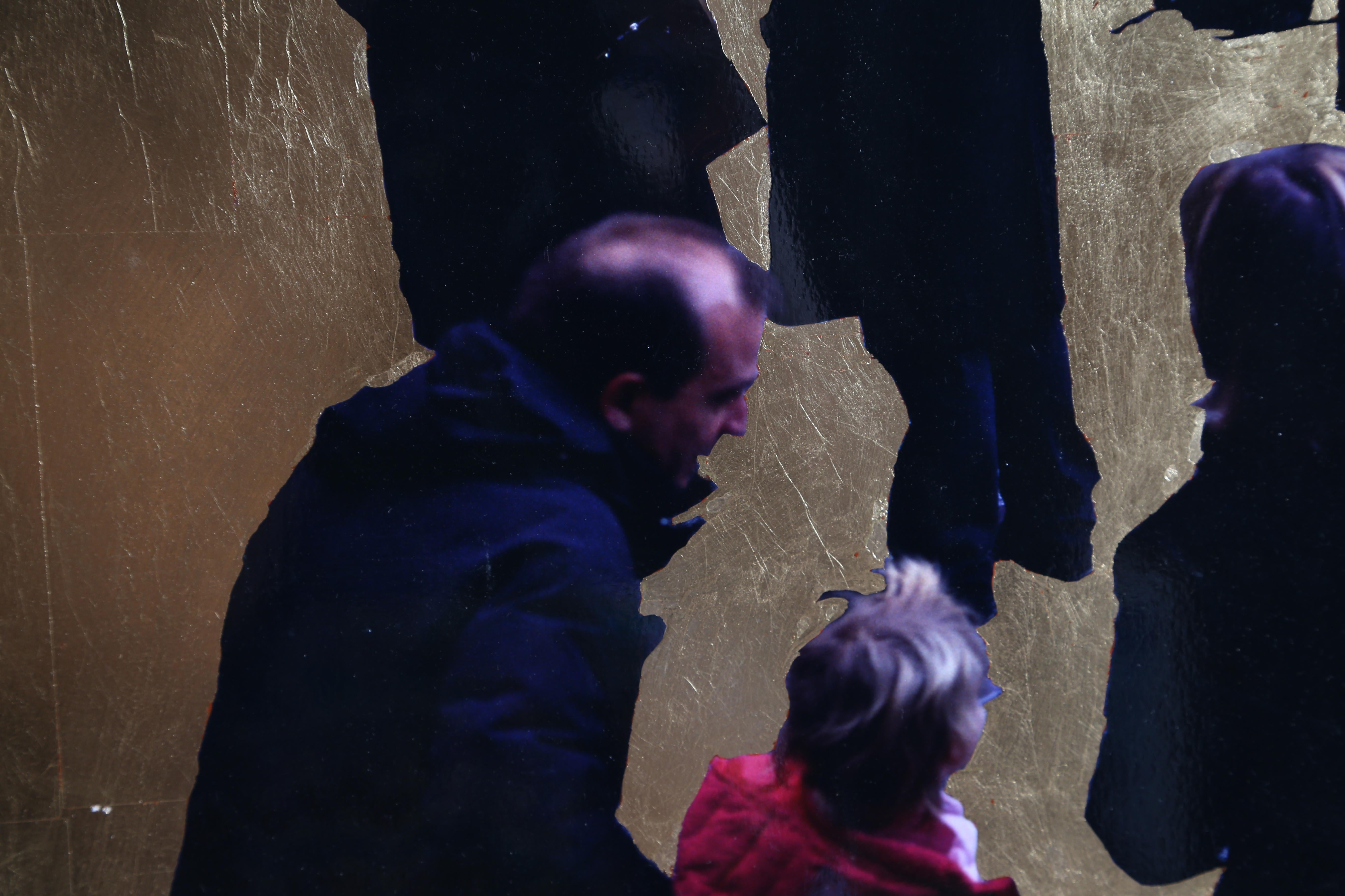 Procession #3, Blattgold auf C-Print von Paul Vinet im Angebot 2