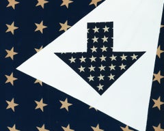 Drapeau américain avec flèches