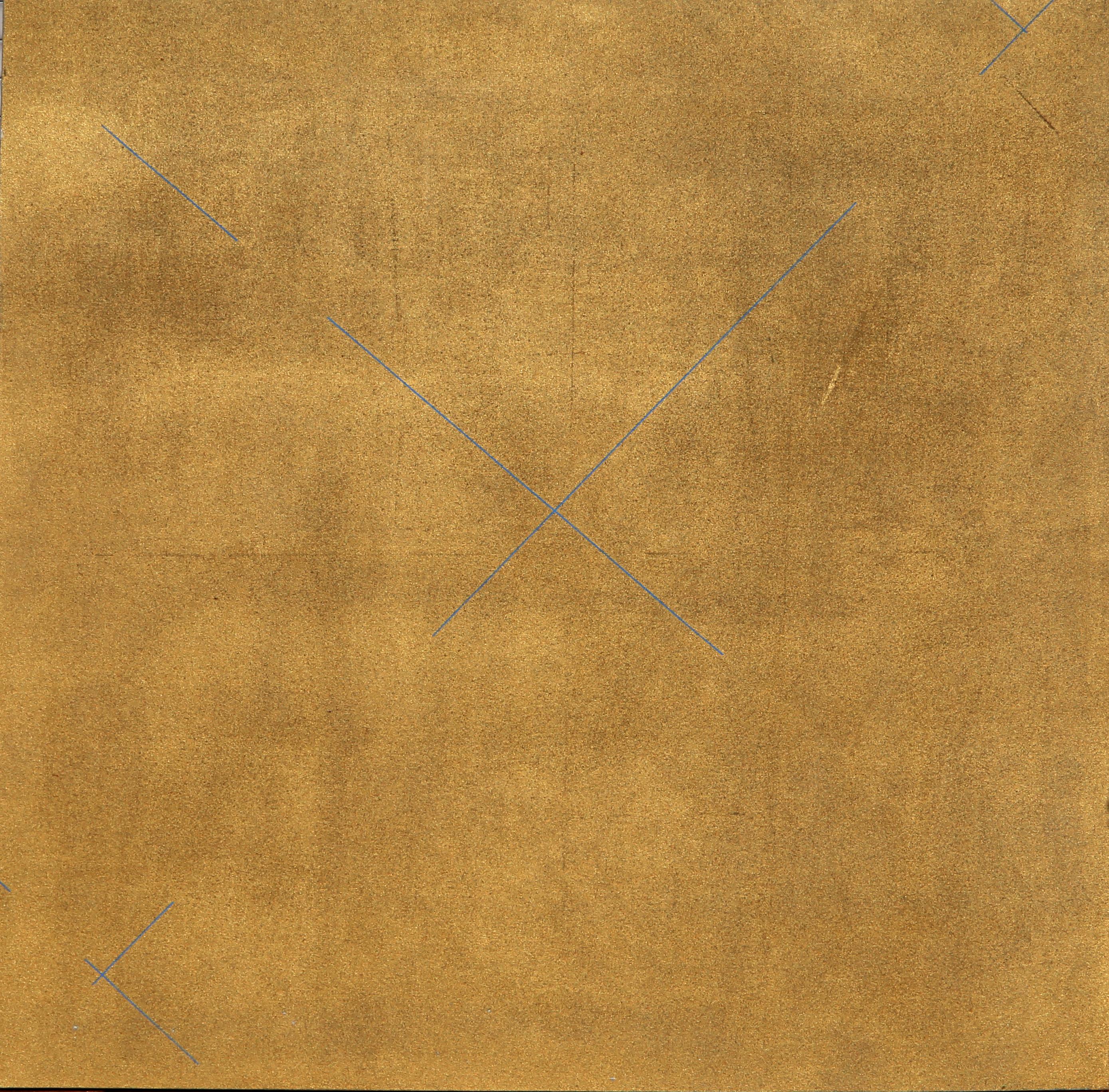 Artist: Paul von Ringelheim, Austrian/American (1933 - 2003)
Title: Untitled - Gold Minimalist
Year: 1975
Medium: Oil on Canvas, signed and dated verso
Size: 66.5 x 66.5 in. (168.91 x 168.91 cm)
