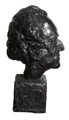 Bust of Alberto Giacometti, Sculpture by Paul von Ringelheim