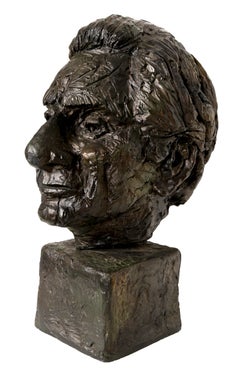 Bust of a Man, Sculpture by Paul von Ringelheim