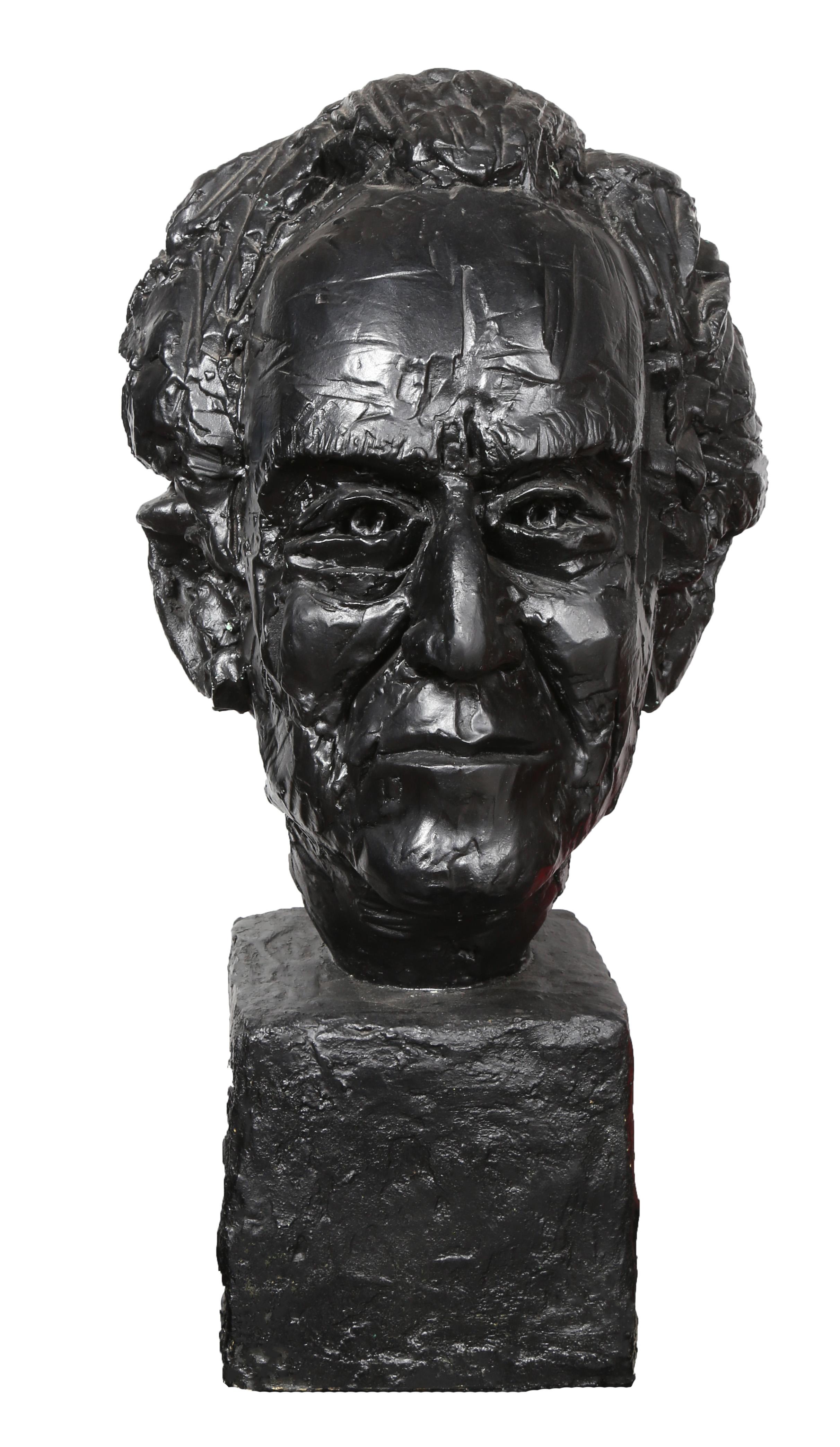 Bust von Alberto Giacometti, Skulptur von Paul von Ringelheim im Angebot 4