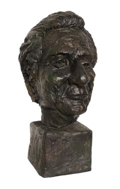 Vintage Bust of a Man, Sculpture by Paul von Ringelheim