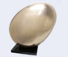 Egg, Polished Bronze Sculpture by Von Ringelheim 