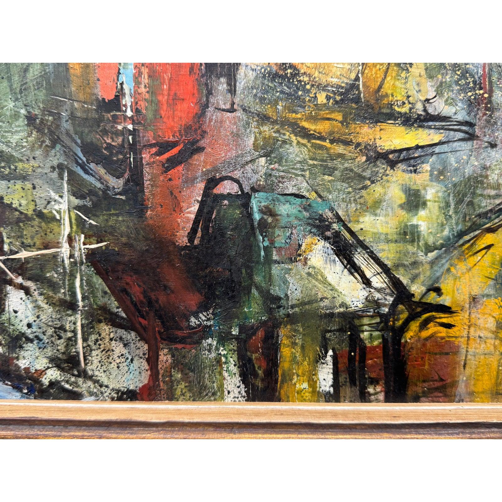 Paul W. Wood Paesaggio urbano astratto e modernista, 1979 in vendita 5