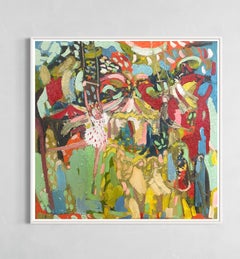 Circus Trapeze: Contemporary Figurative Oil Painting