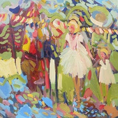 Festival Dresses: Contemporary Figurative Oil Painting