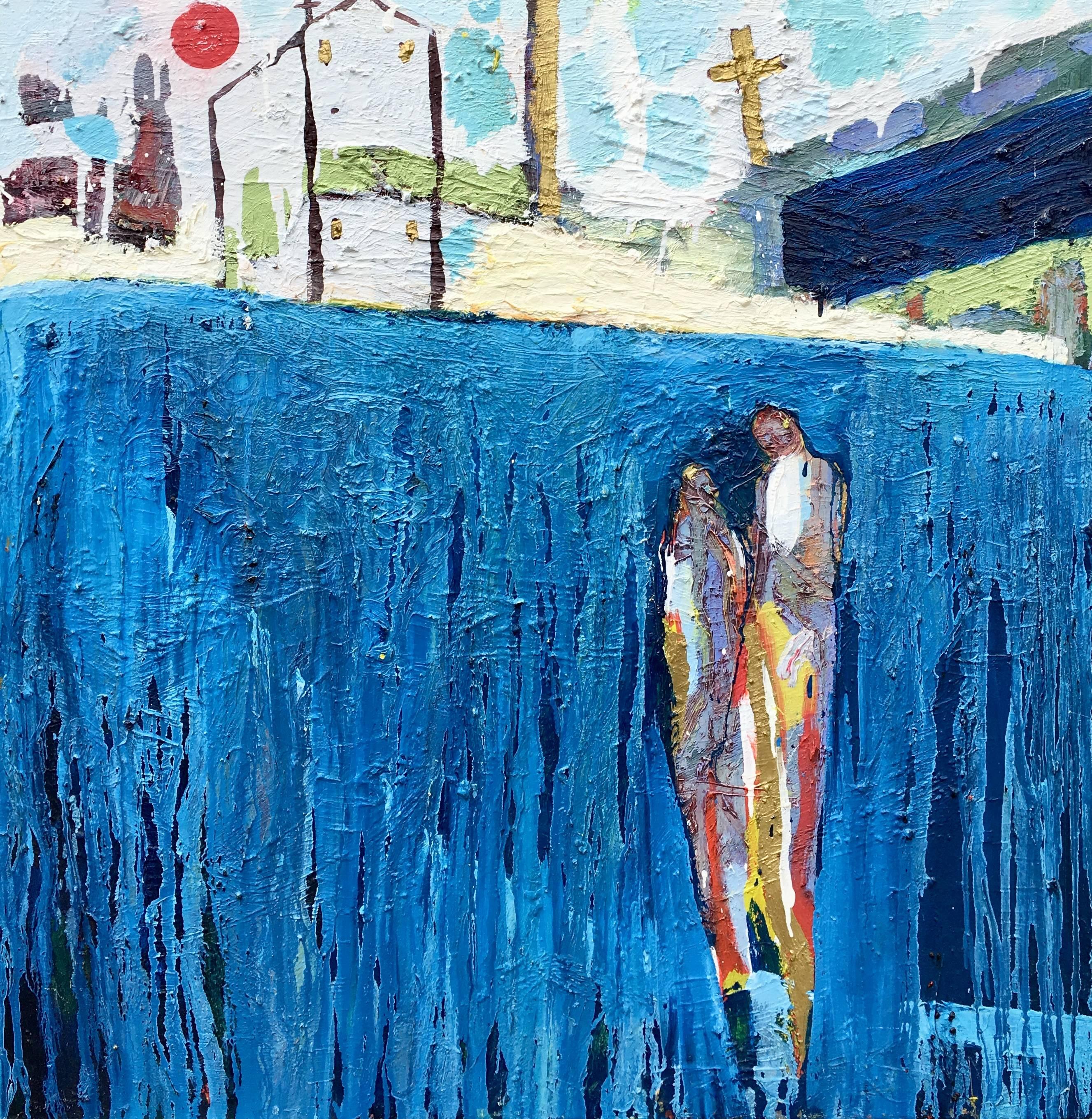 Landscape Painting de Paul wadsworth - Río Goa