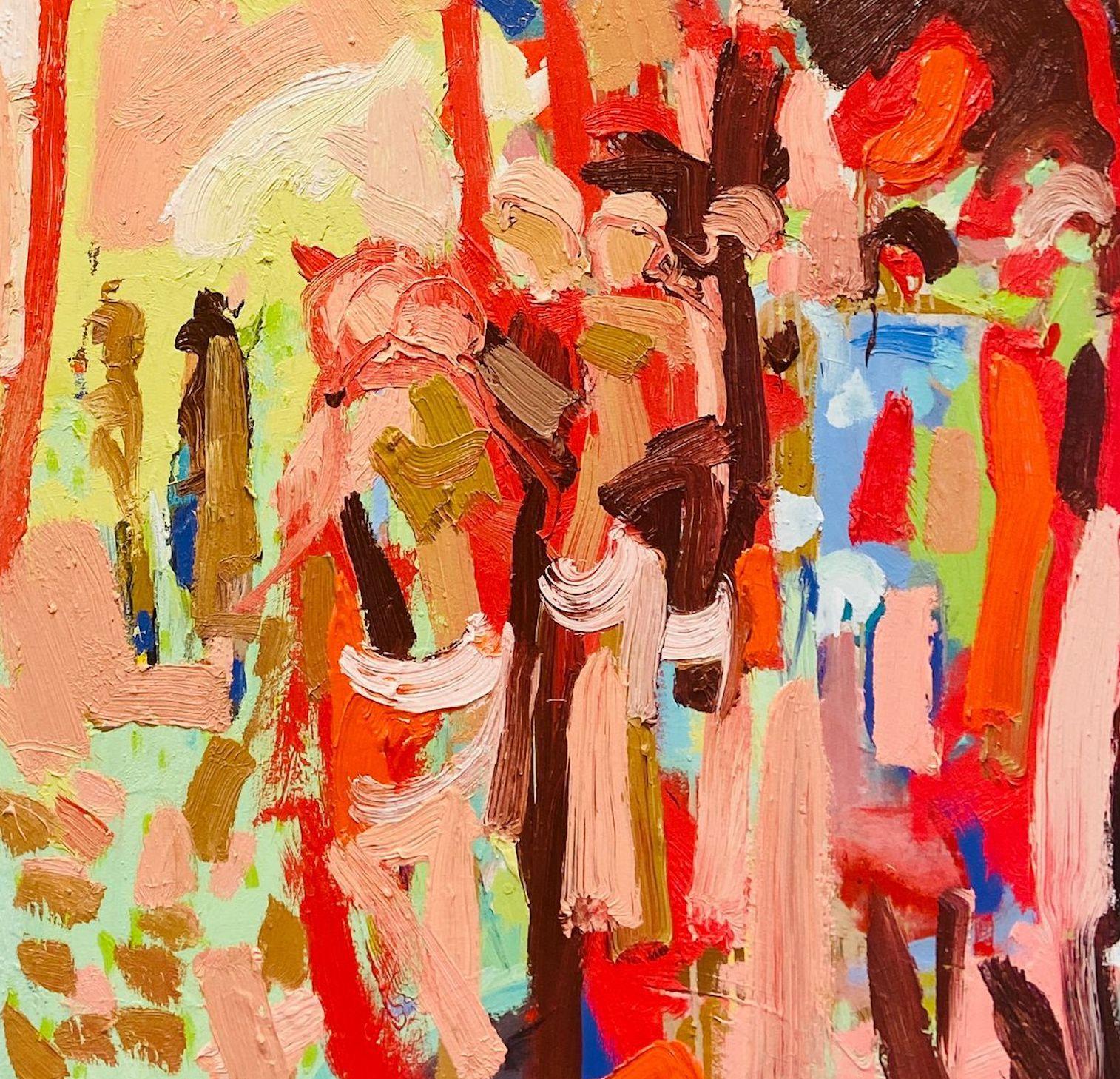 A leading exponent of contemporary art in Europe, Paul Wadsworth utilises a palette of vibrant colours to achieve his signature paintings redolent of people and place. Expressionism is laid out on all his canvasses as his brushes and palette knives