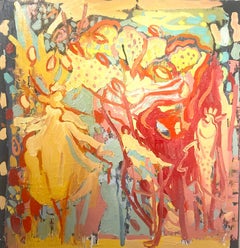 Ladies Of The Canyon, Contemporary Expressionist Oil Painting
