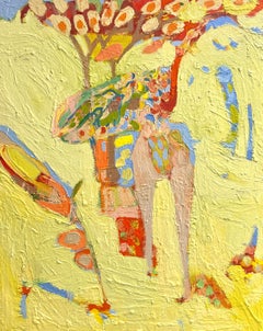 Love Birds. Large Contemporary Expressionist Oil Painting