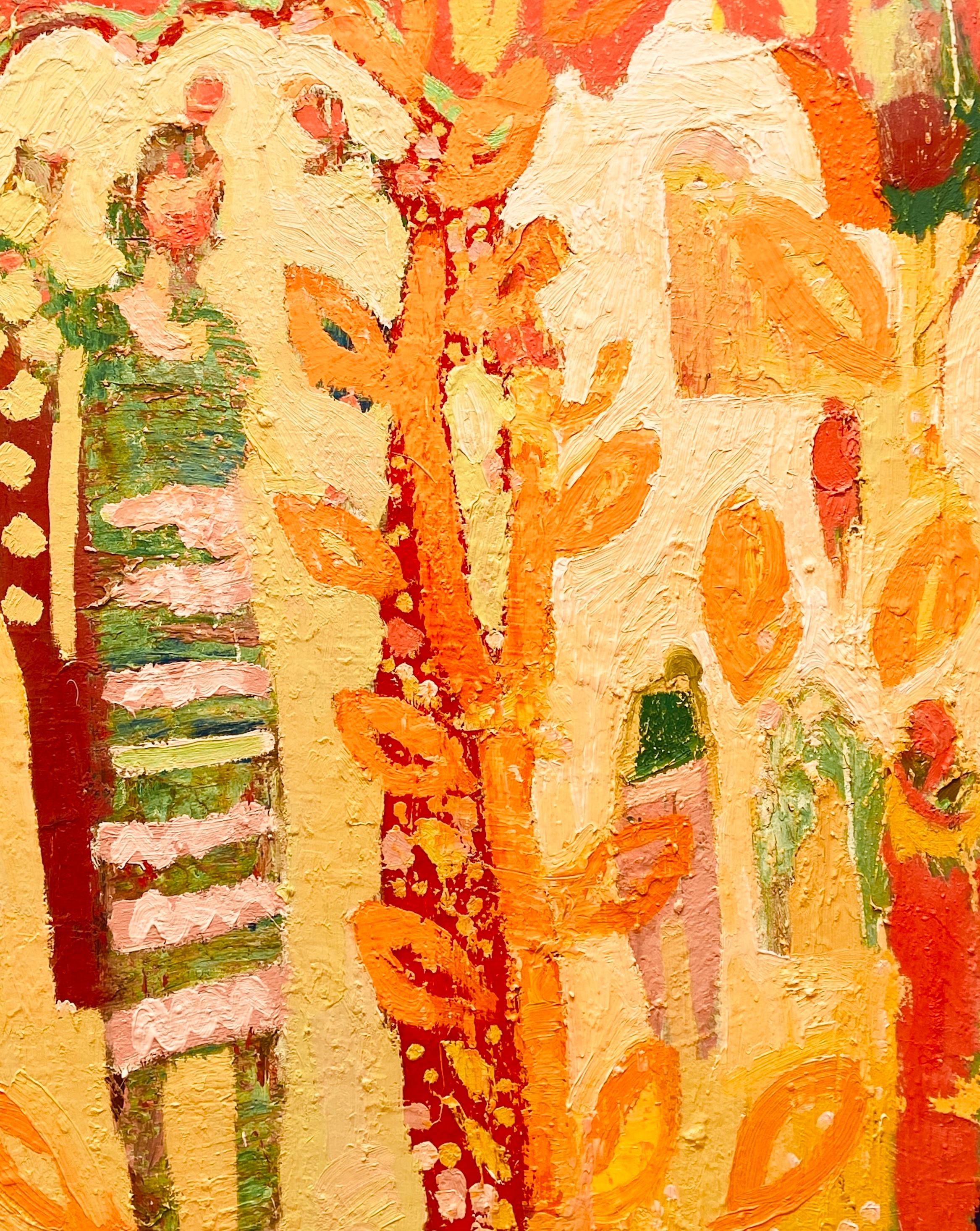 Raccogliere i manghi:   Pittura ad olio espressionista contemporanea - Painting di Paul wadsworth