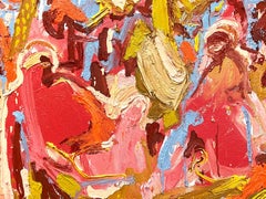 Rajasthani Desert Home   Contemporary Expressionist Oil Painting