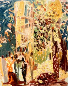 La temporada de las orquídeas, 2025 - Paisaje figurativo. Óleo sobre lienzo