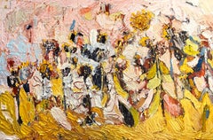 Sunflowers.   Large Oil Painting